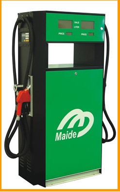 Fuel Dispenser with Meter and Nozzle