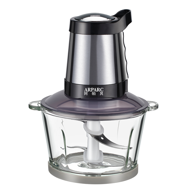 Electric Meat Grinder with Glass Bowl