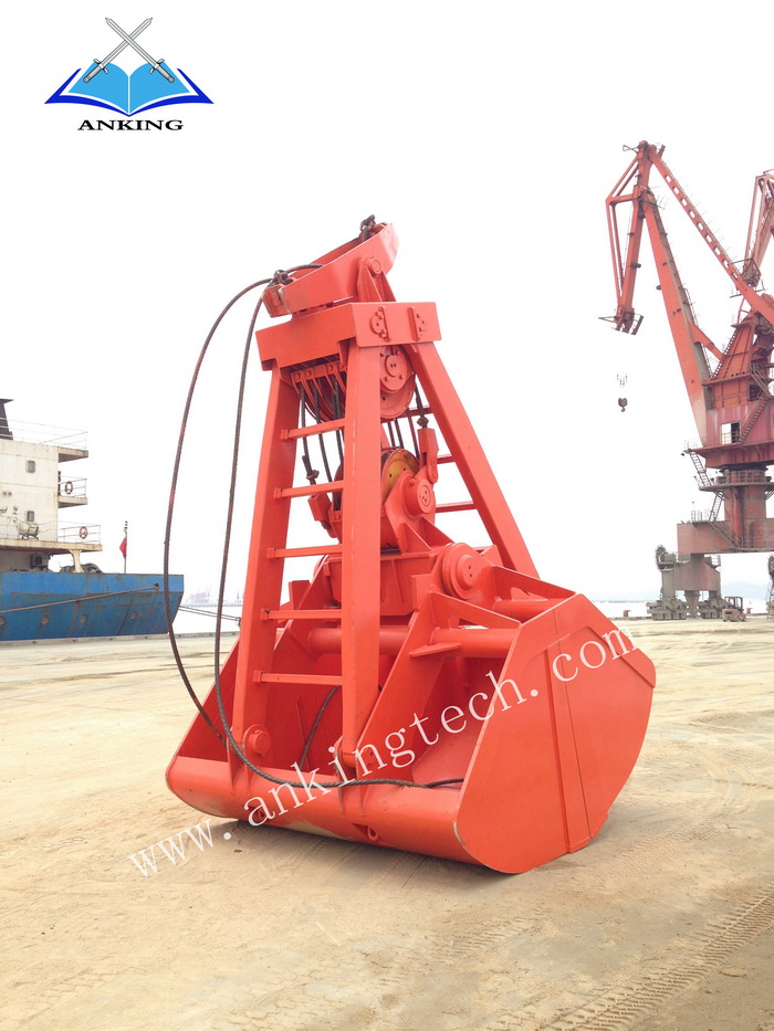 Mechanical Four Ropes Clamshell Grab For Port - Image 2