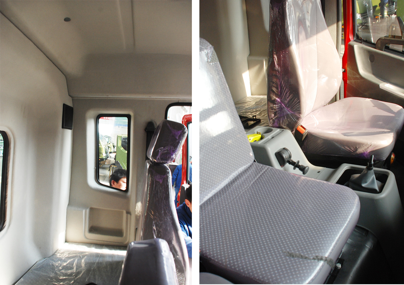 Medium-Duty Truck Cab with Two-Door Configuration