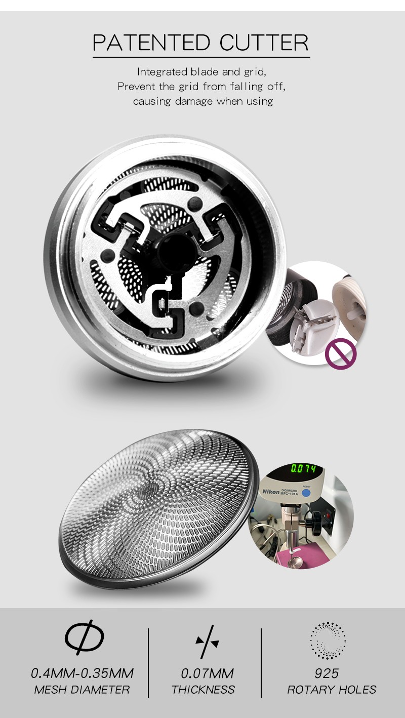 Compact USB Rechargeable Men's Shaver