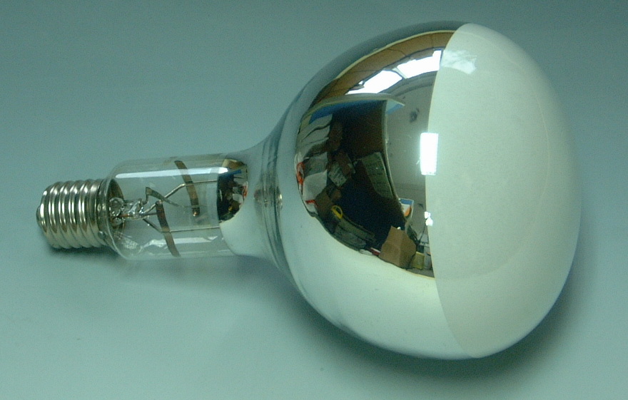 Mercury Vapor Lamp with Reflective Coating