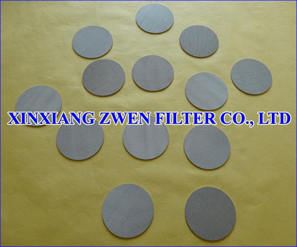 Porous Metal Filter Disc