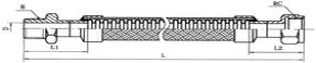 Flexible Metallic Conduit with Braided Exterior