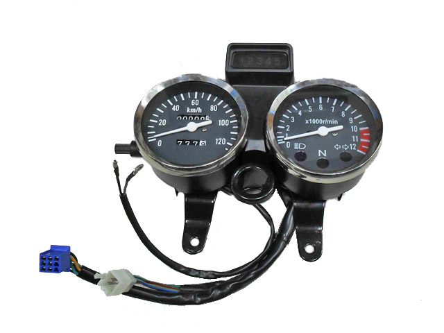 Motorcycle Speedometer Tachometer Gauge Cluster