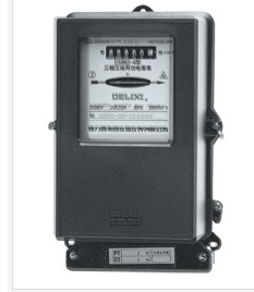 Three-Phase Electricity Meter with Mechanical Counter