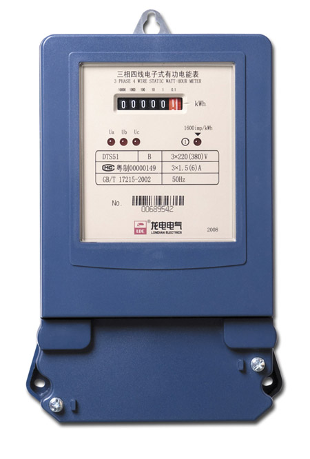 Three-Phase Four-Wire Static Watt-Hour Meter