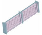 Heating element section of the machine