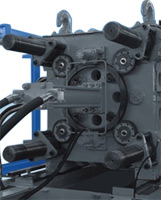 Multi-cylinder injection unit detail