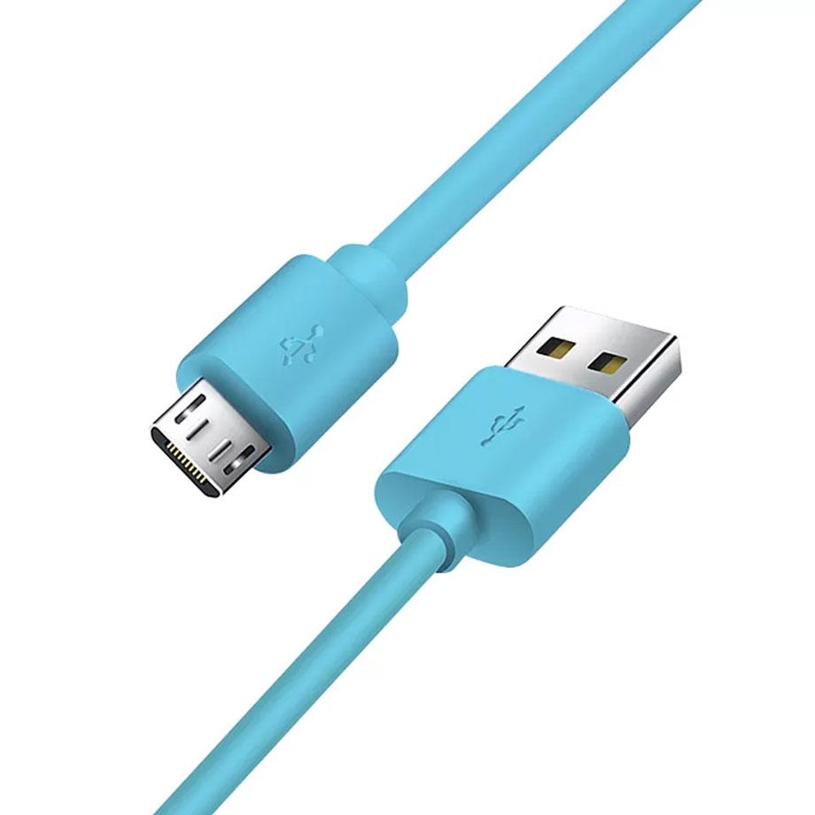 Micro-USB to USB cable connector detail