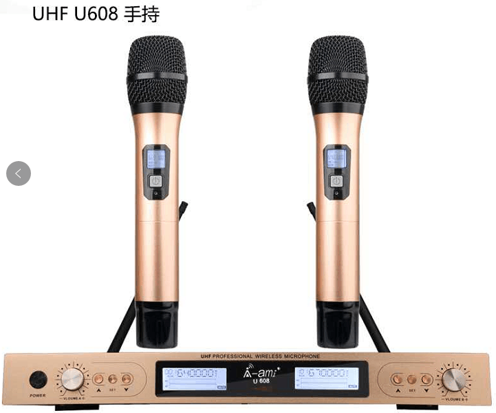 UHF Dual-Channel Wireless Microphone System