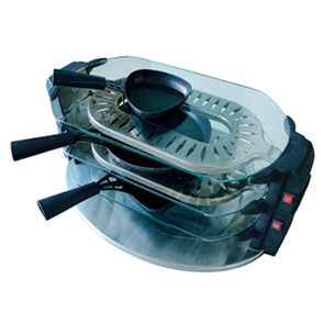 Combination Microwave Oven and Induction Cooktop