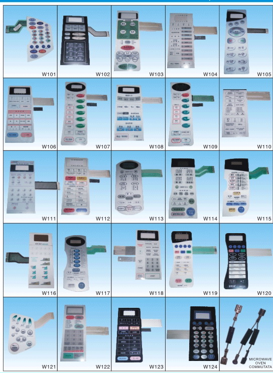 Membrane Switch Panels for Cookers