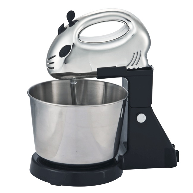 Tilting Head Food Mixer with Stainless Steel Bowl