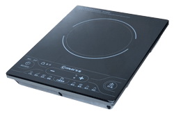 Countertop Microwave Oven with Induction Cooktop