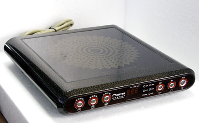 Combination Microwave Oven and Induction Cooktop