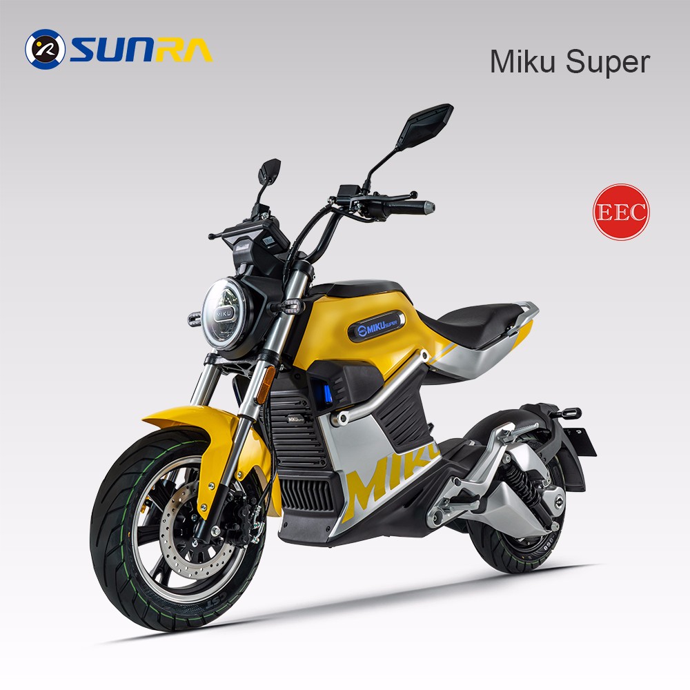 Miku super adult electric motorcycle 72V li battery e scooter - Image 3
