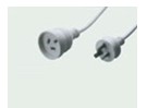Three-Pin Plug Extension Cord