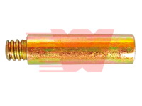 Gold-Coated Threaded Metal Component for Mining Machinery