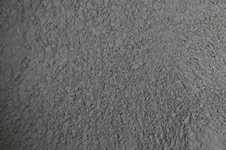 Fine gray mineral powder raw material