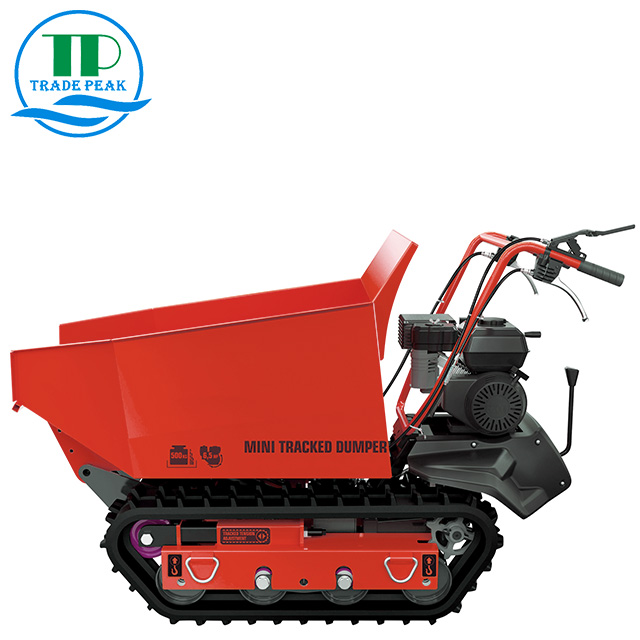 500kg Mini Tracked Dumper with Manual Tilt