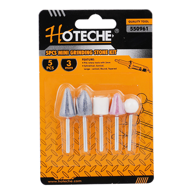 Mini Grinding Stone Set - 3mm Collet Rotary Tool Compatible