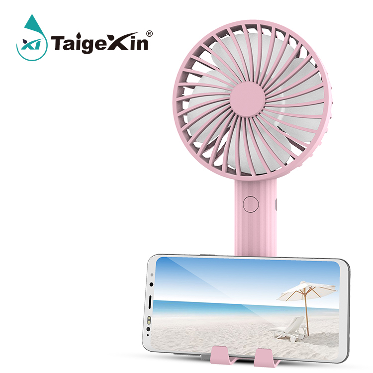 Mini Handheld Fan Personal Rechargeable Portable Desk Table Fan Portable Handheld USB Rechargeable C - Image 2