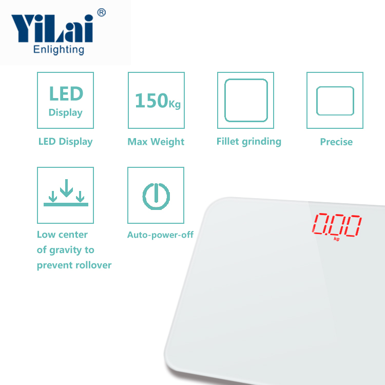 Portable Digital Body Weight Scale, 180kg Capacity