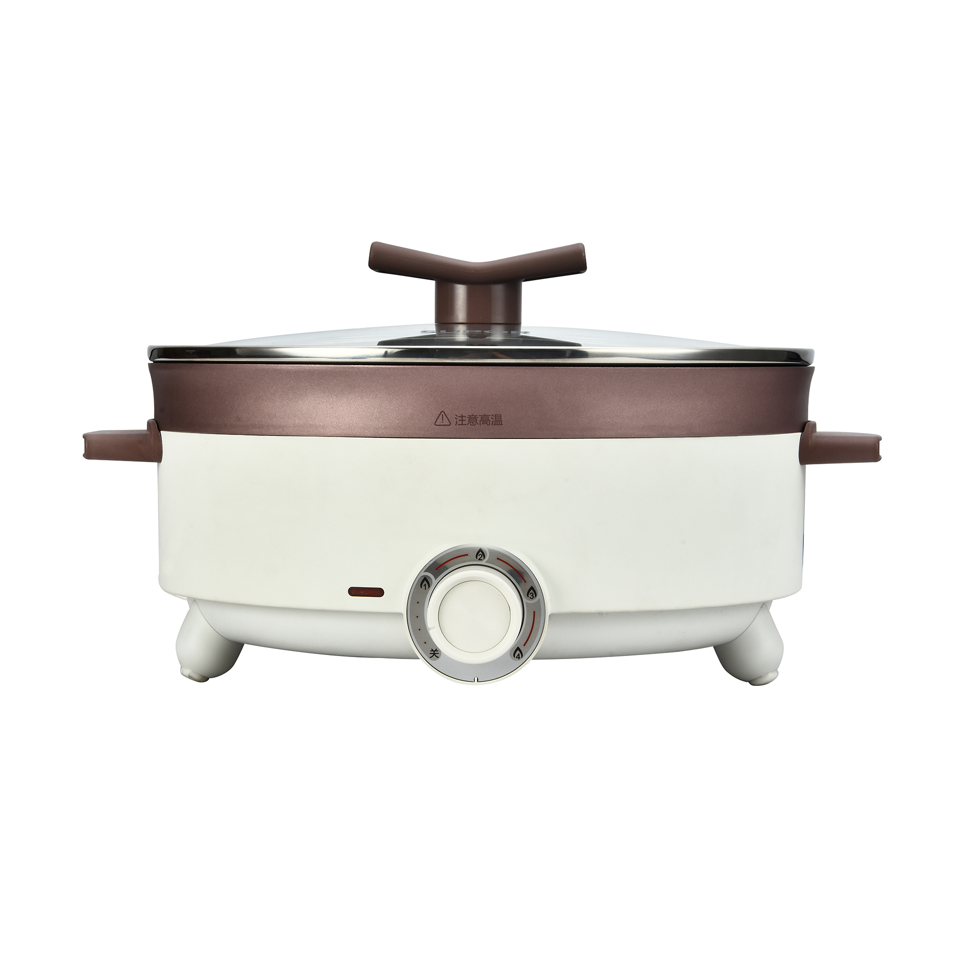 Mini portable Multi-fuctional 2 in 1 korea Electric hot pot BBQ Skillet - Image 2