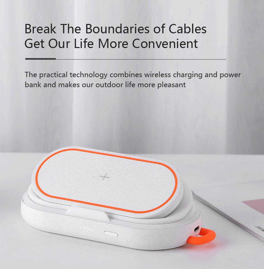 Wireless charging and power bank functionality
