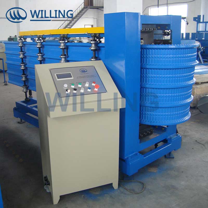 Mini pressing and curving roof sheet roll forming machine - Image 2