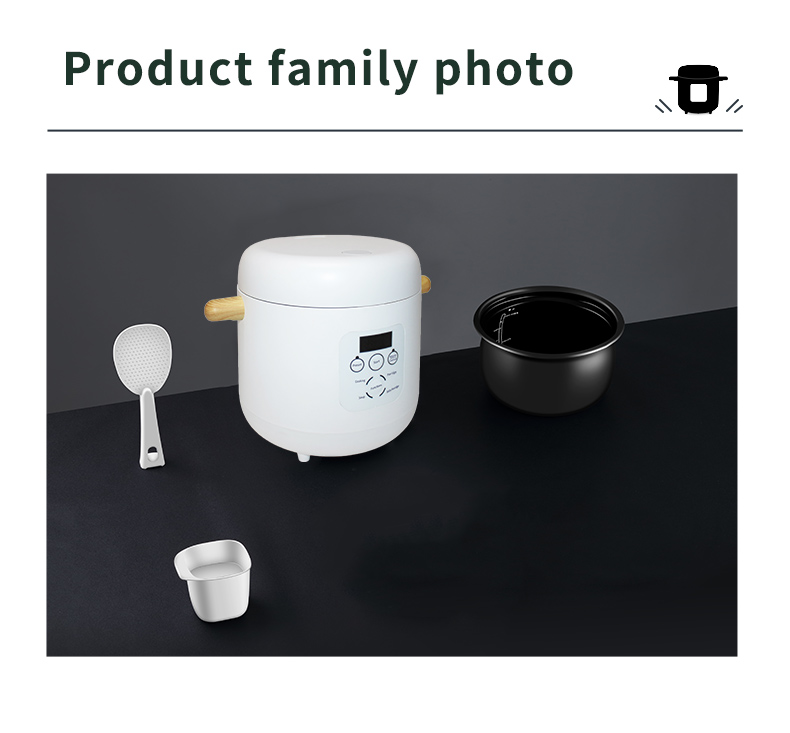 Rice cooker and included accessories