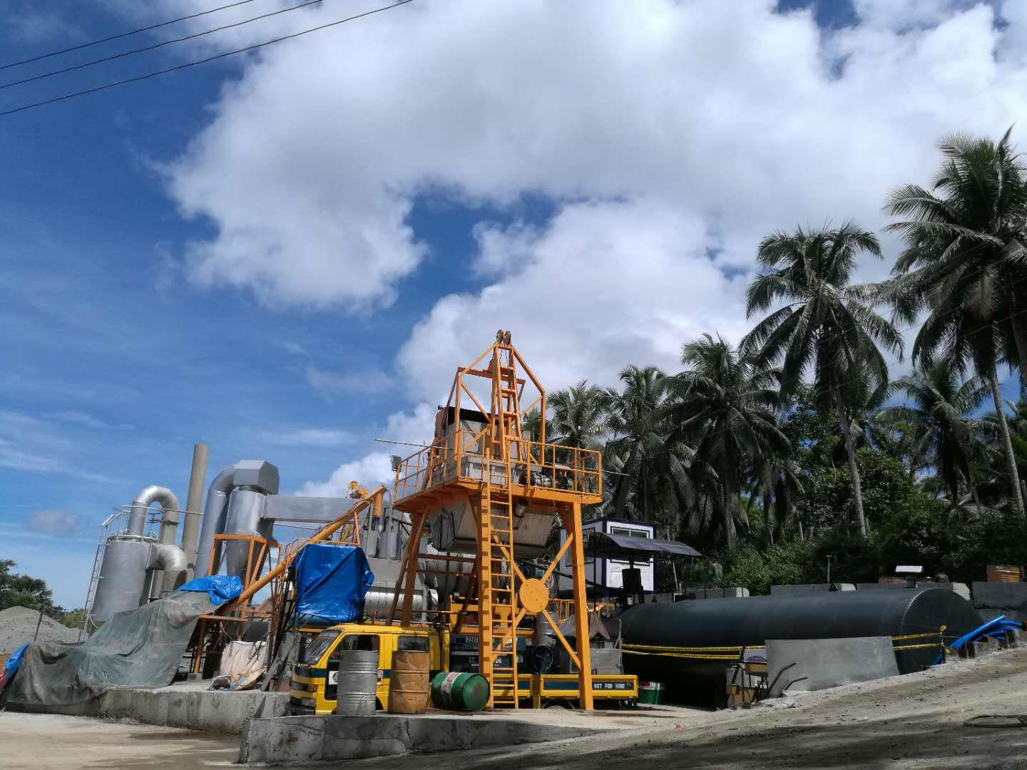 Mini small asphalt concrete mixing batching plant QLB60 - Image 2