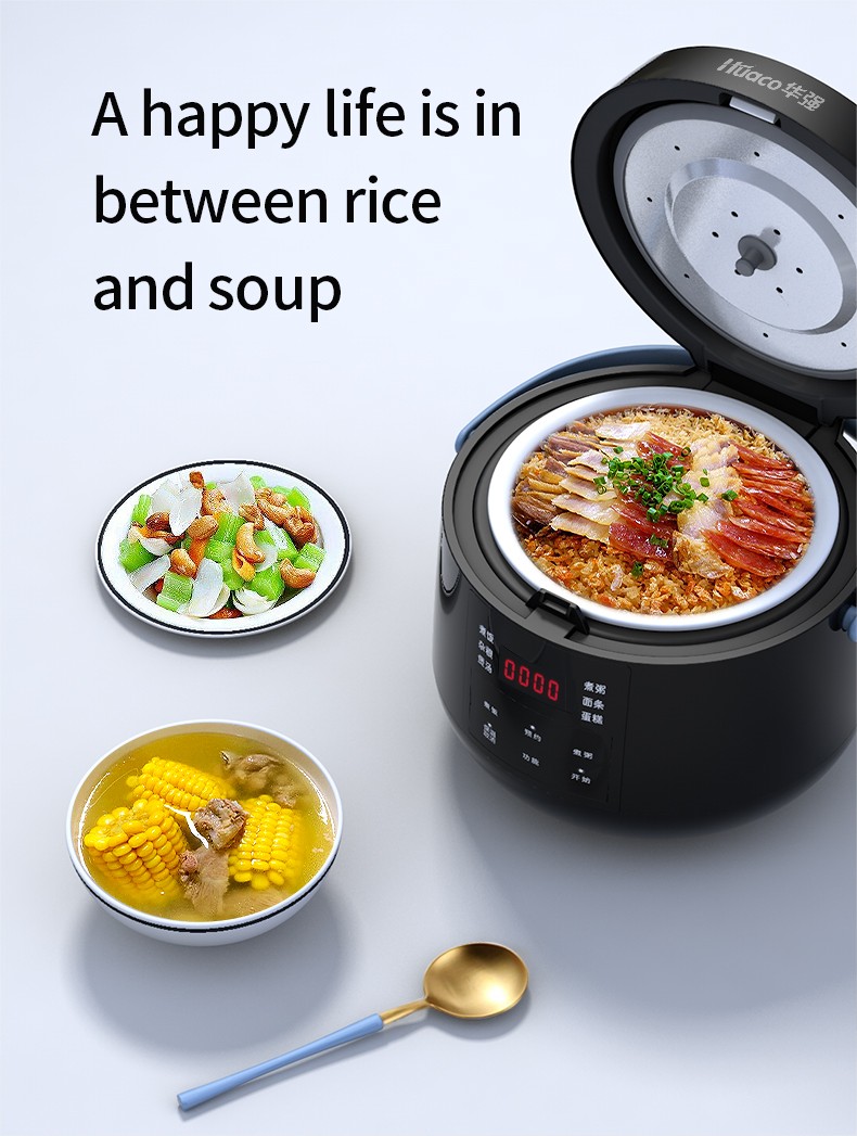 Compact Digital Rice Cooker