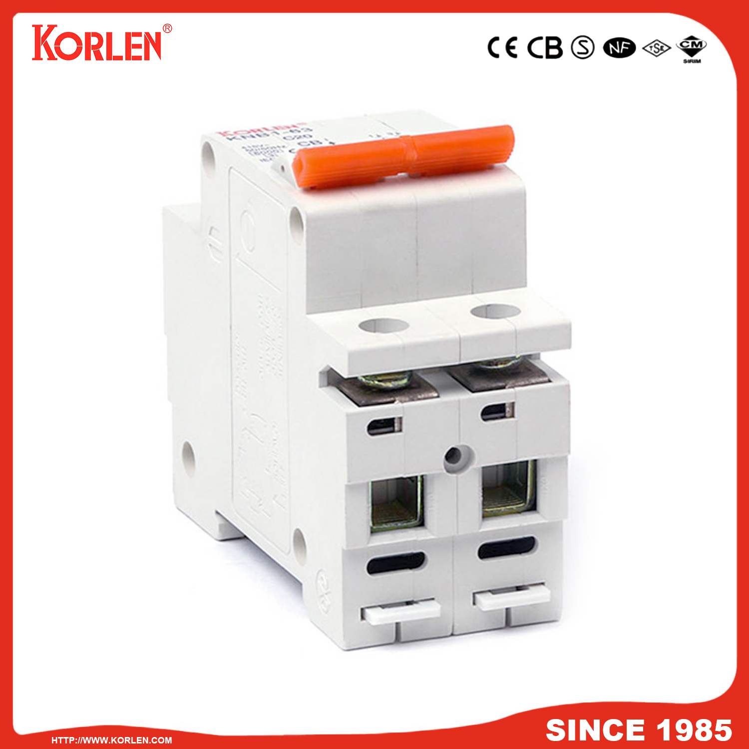 Miniature Circuit Breaker 2p MCB Dz47 Type 6A-63A with Double Wiring - Image 2