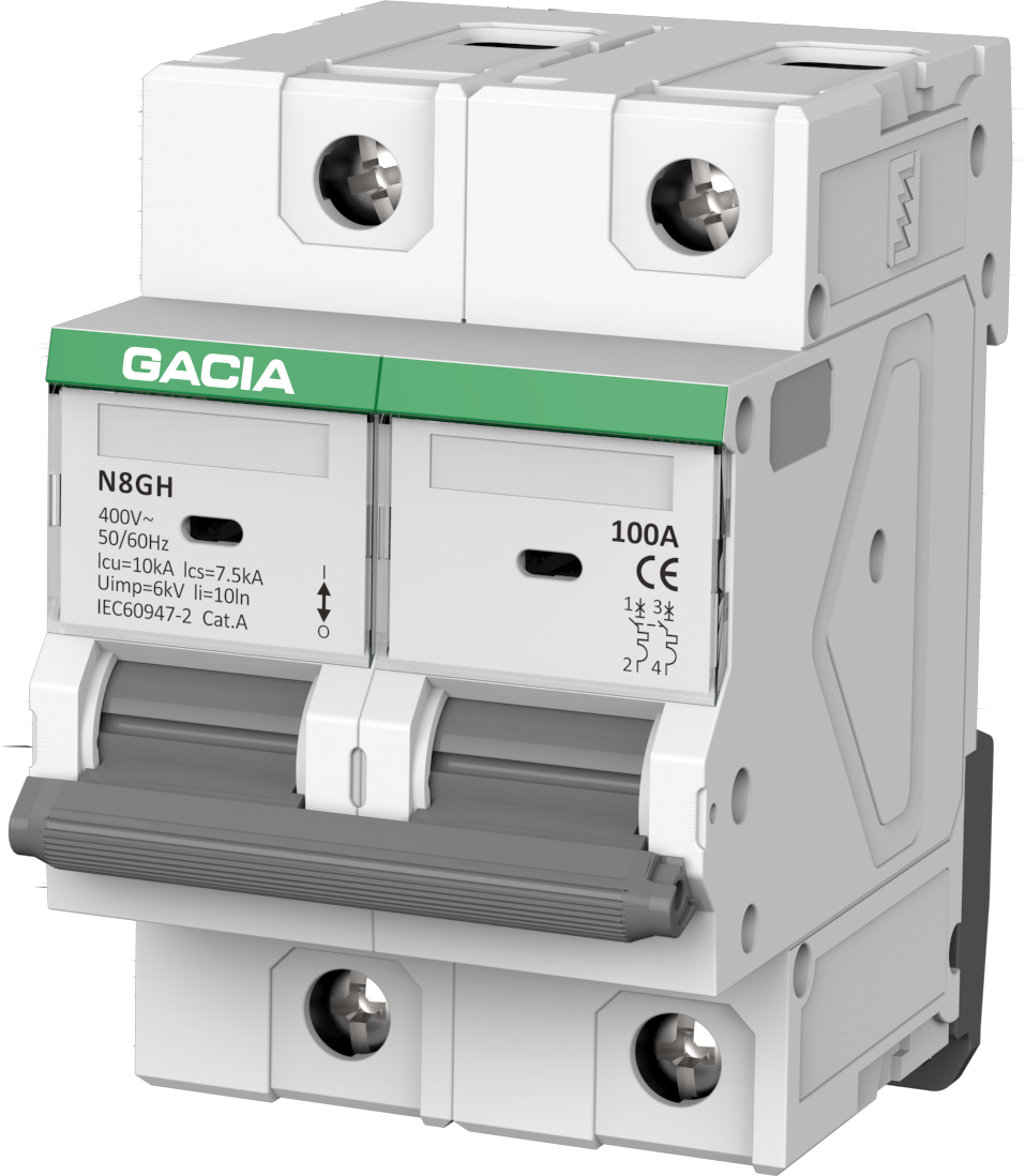 100A Miniature Circuit Breaker with 10kA Breaking Capacity