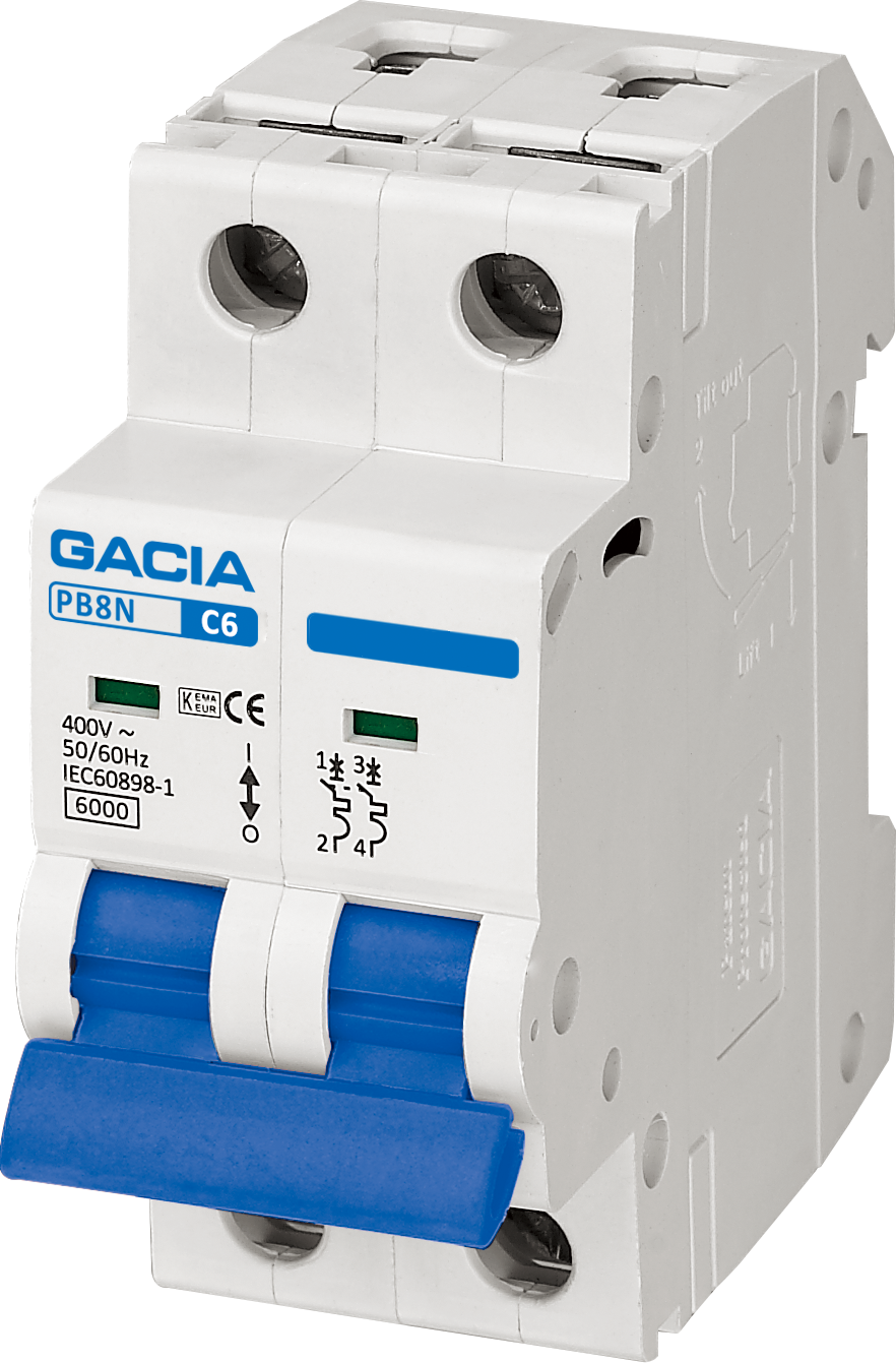 Miniature Circuit Breaker with 6kA Breaking Capacity