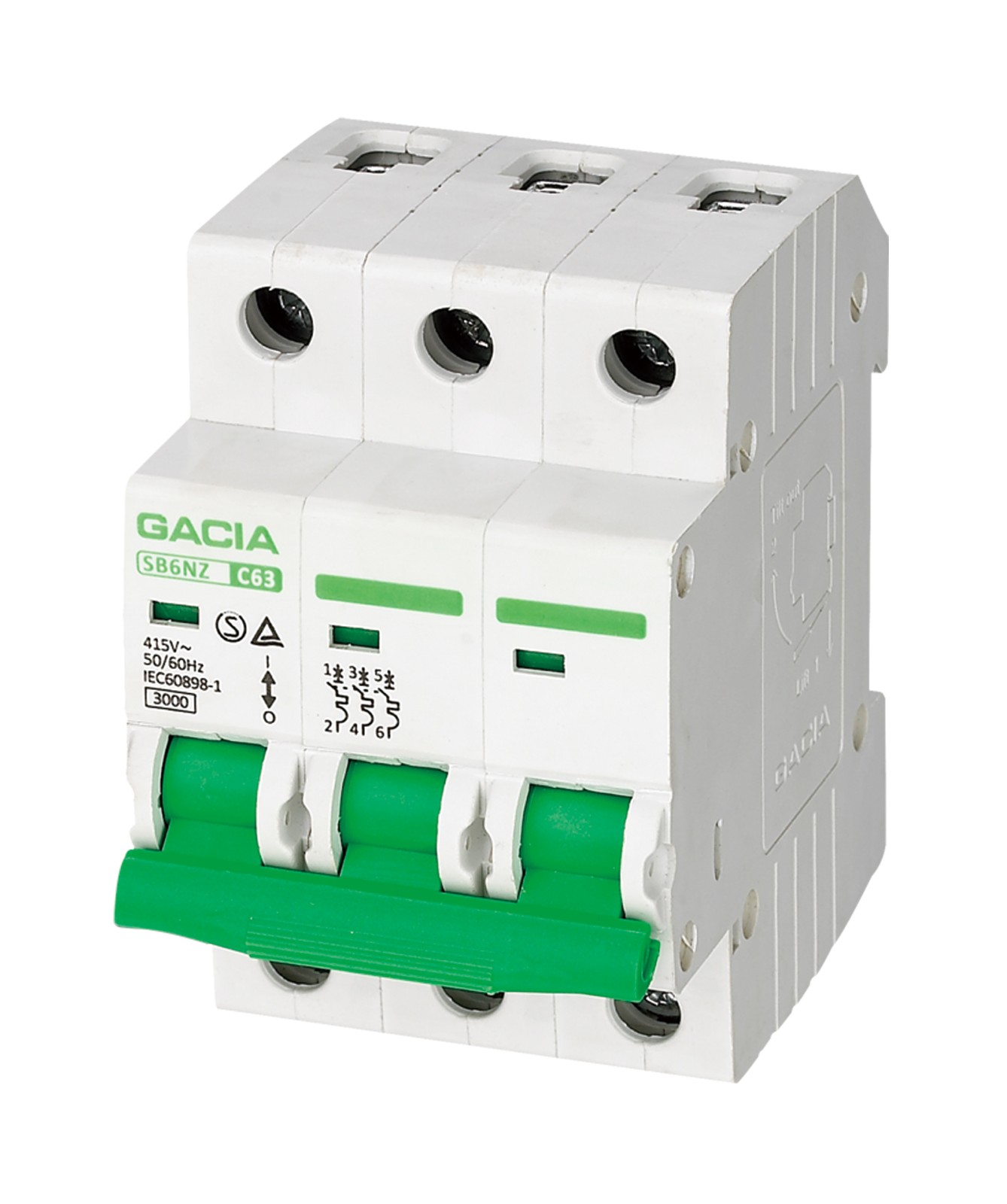 Miniature Circuit Breaker with 3kA Breaking Capacity