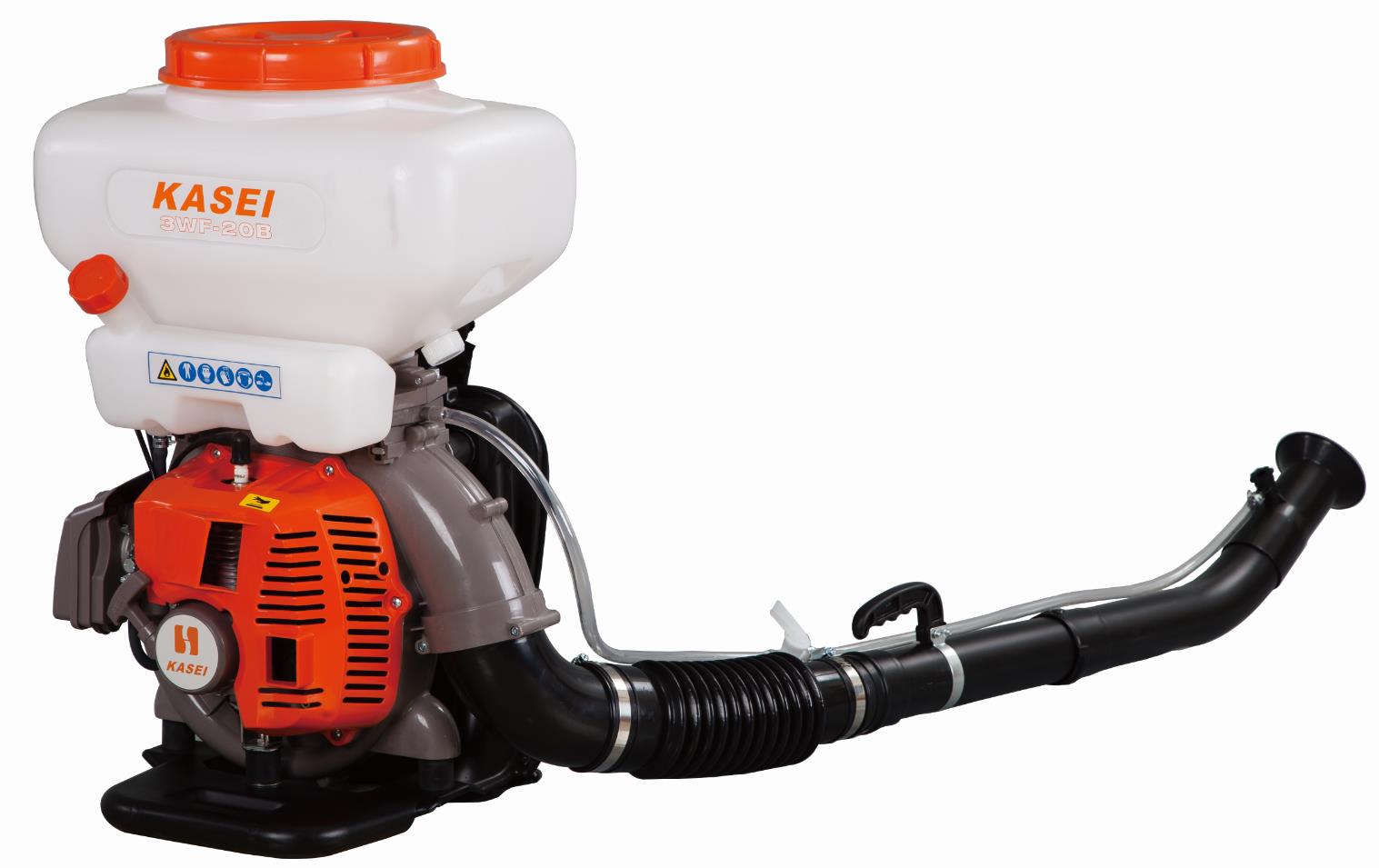 Backpack mist duster showing ergonomic design and nozzle