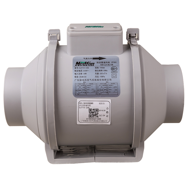 100mm Mixed Flow Inline Duct Fan