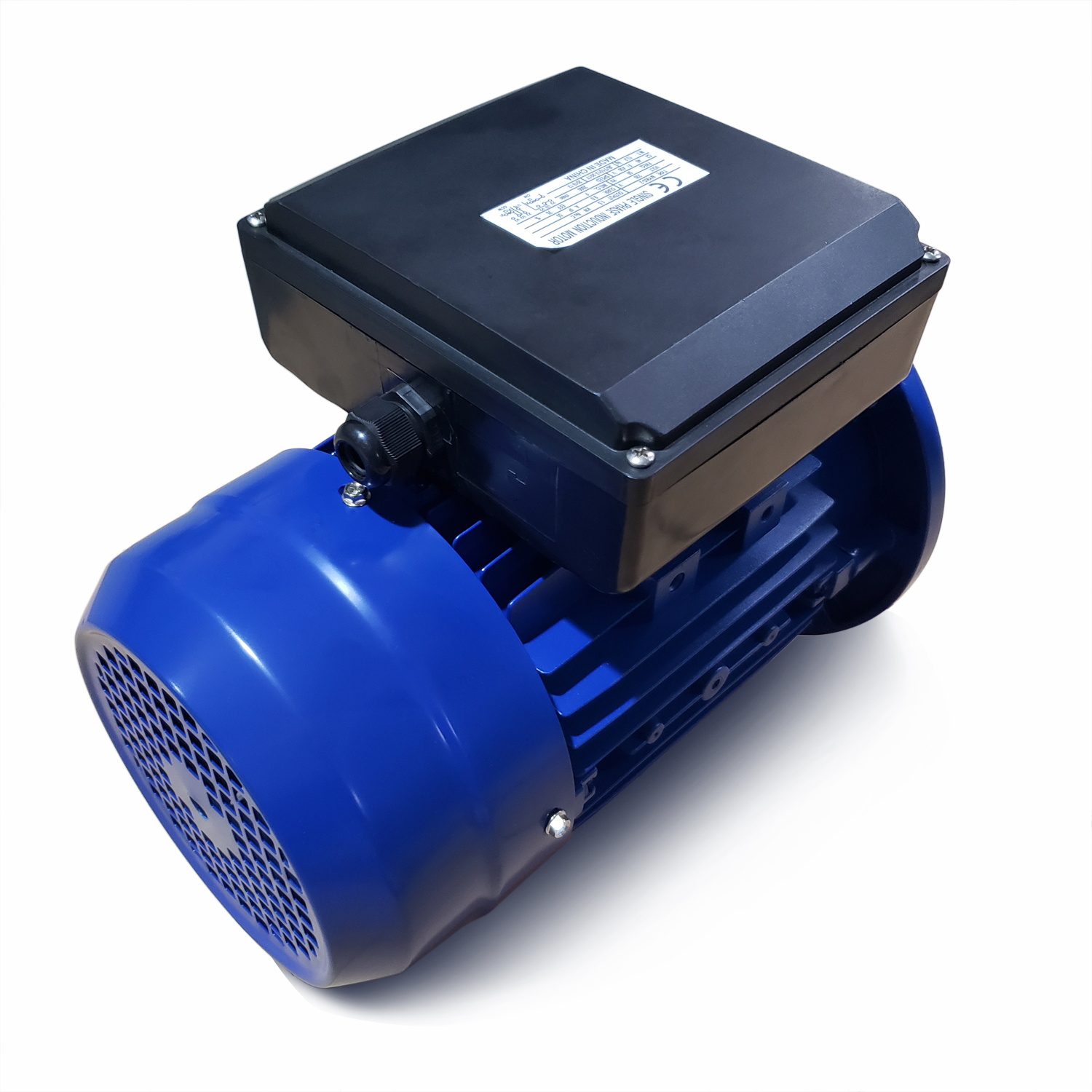 Single-Phase Dual Capacitor Aluminum Housing Motor