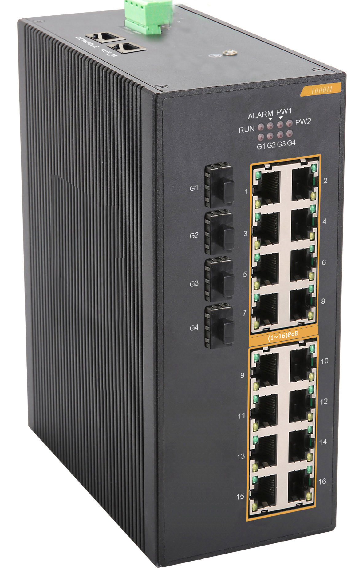 Gigabit PoE Ethernet Switch with SFP Uplink