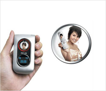 Clamshell Feature Phone with External Display