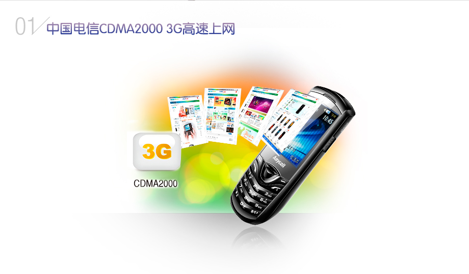 3G Feature Phone with Keypad
