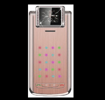 Vintage Style Mobile Phone with Rhinestone Accents
