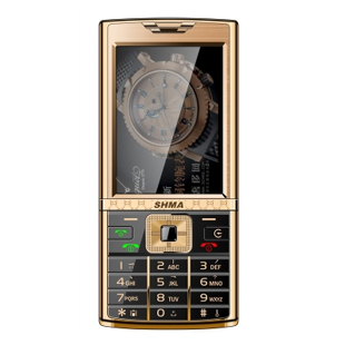 Gold-Plated Feature Phone with Keypad