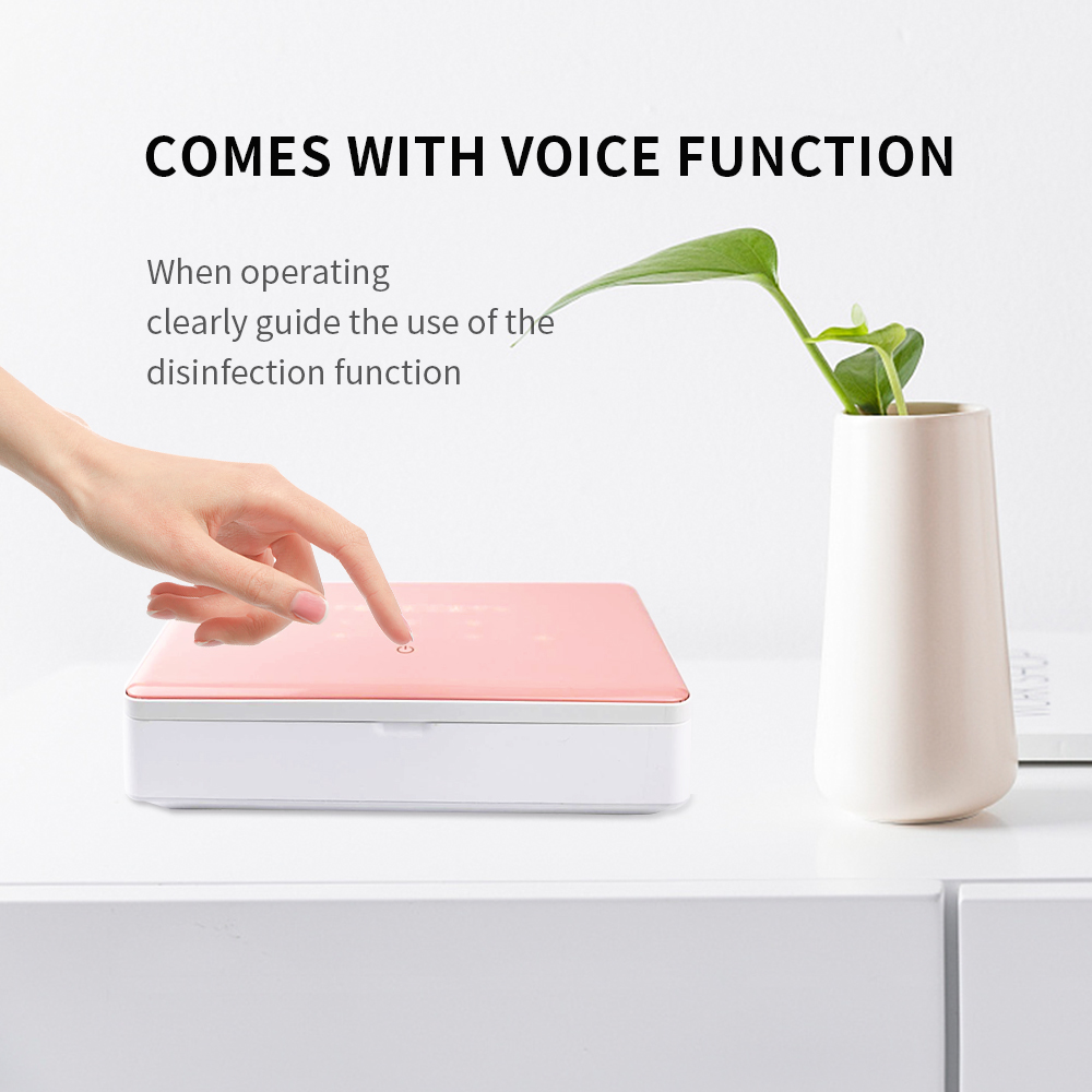 Mobile Phone Sterilizers 10W Phone Wireless Charger Bacteria UV Led Light Box Masks Sterilization - Image 2