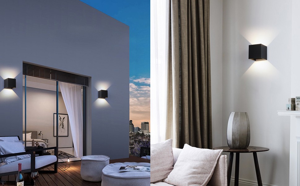 Modern indoor and outdoor wall lights - Image 3