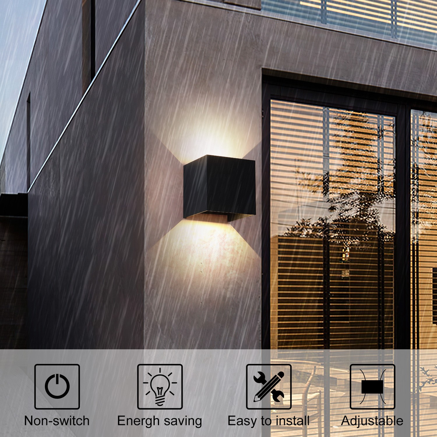 Modern indoor and outdoor wall lights - Image 2