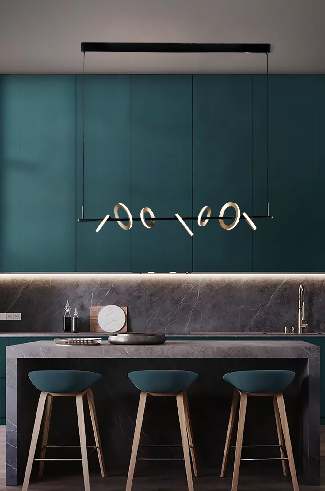 Modern Style Residential Home Bedroom Living Room LED Pendant lamp - Image 3